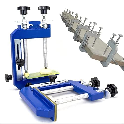 2pcs 45 Degree Stone Mitre Clamp for Granite Marble Benchtop Angle Clamps System Countertop Seam Splicing Fixture Slab Install Tool