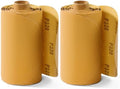 S SATC 6 Inch 320 Grit Gold PSA Sandpaper 200 PCS Self-Adhesive Sanding Discs Aluminum Oxide Sticky-Back Sanding Paper for DA Sanders Woodworking