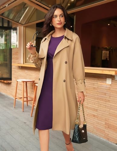 GRACE KARIN Women's Cap Sleeve Bodycon Work Business Office Midi Dress