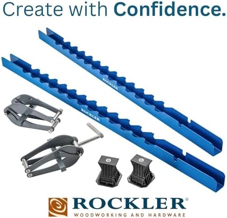 Rockler Deluxe Parallel Panel Clamps with Scissor Couplers for Panels
