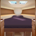 JS Sanders Collection 4PC Boat Sheet Set Universal XL V Berth, Plum