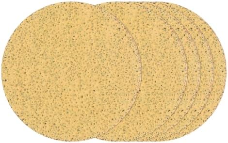 25Pcs Sanding Discs 3In 40Grit Hook and Loop Sandpapers Yellow