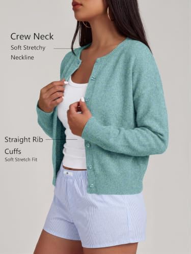 Trendy Queen Cropped Cardigan Sweaters for Women Fall Fashion Clothes 2026