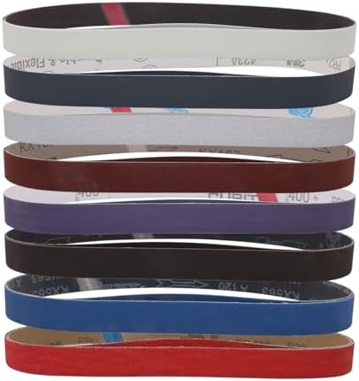 1x30 Knife Sharpening Sanding Belts, 16 Pack