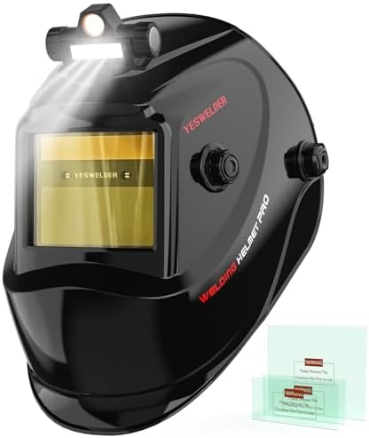 YESWELDER Auto Darkening Welding Helmet 1/1/1/1 True Color, LYG-L600A