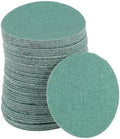 Car Sanding Discs 2inch 100 Grit Abrasion Resistance | Round Hook and Loop Sandpaper Green 50 Pcs