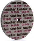 Scotch-Brite EXL Unitized Wheel, Silicon Carbide, 5000 rpm, 6" Diameter, 1/2" Arbor, 2S Fine Grit (Pack of 1)