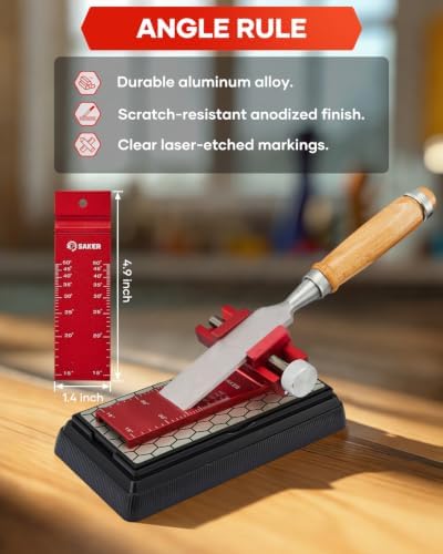 Saker Chisel Sharpening Jig, Chisel Sharpener,Wood Honing Guide