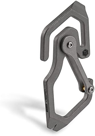 KeyUnity Titanium Carabiner Keychain Multitool Tool