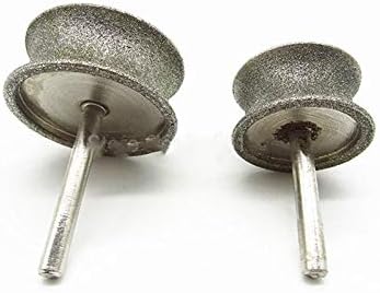 1Pc Bracelet Polishing Grinding Wheel Round Pit Ring Arc Heads Diamond Mounted Points Concave Type Head Abrasive Jewelry Carving,35mmX10mm Coarse