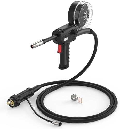 TOOLIOM 150A Aluminum MIG Spool Gun with Euro Connector
