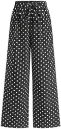 BTFBM Striped Palazzo Pants for Women Fall 2026 Wide Leg Dress Work Pants