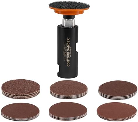 ARBORTECH Contour Sander | Ø 50 mm Mini Random Orbit Sander Attachment for Angle Grinder | SAN.FG.210.20