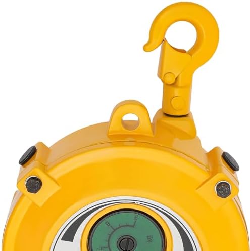 Spring Tool Balancer 11-19lbs Retractable Spring Balancer Self-Locking Ratchet Device Retractable Tool Fixture Holder with 1.5m Wire Rope Adjustable Balancer Retractor Hanging Holding Equipment