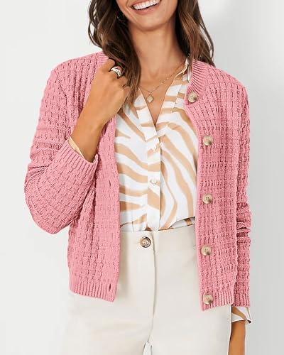 PRETTYGARDEN Women's Fall Lightweight Cardigan Sweaters