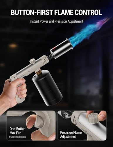 ThermoMaven Propane Torch Gun, One-Touch Max Fire Flame Thrower