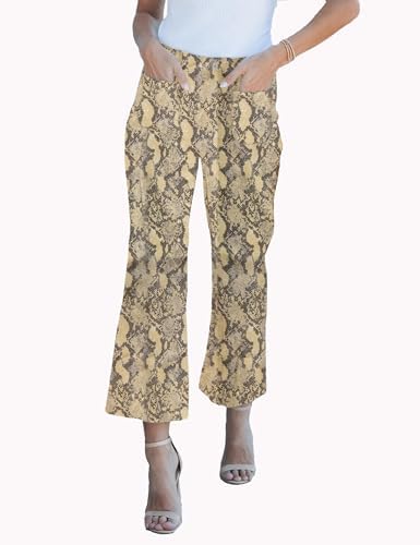 Wide Leg Jeans for Women Trendy High Waisted Flare Jeans Cropped Pants Stretchy Baggy