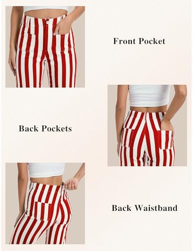 Wide Leg Jeans for Women Trendy High Waisted Flare Jeans Cropped Pants Stretchy Baggy