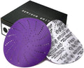Serious Grit - 6-Inch P600 Grit Ceramic Multi-Hole Sanding Discs - 50 Pack