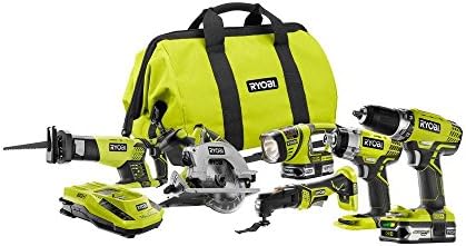 RYOBI P884 18-Volt ONE+ Lithium-Ion Combo Kit (6-Tools)