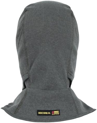 BOCOMAL FR Balaclava with Face Mask 7oz Midweight Arc Rated NFPA2112 CAT2