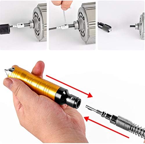Rotary Tool Flex Shaft Hanging Grinder Carver Electric Multi-function Metalworking Tools Repair Kit, Foot Pedal Control, 780W Strong Power, Metal Flexible Shaft, 23000 RPM