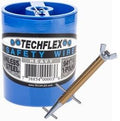 Clamptite 3/4" Plated Steel/Alumabronze Wire Clamping Tool with Wingnut and 220 ft 1lb. Can of .041 Safety Wire