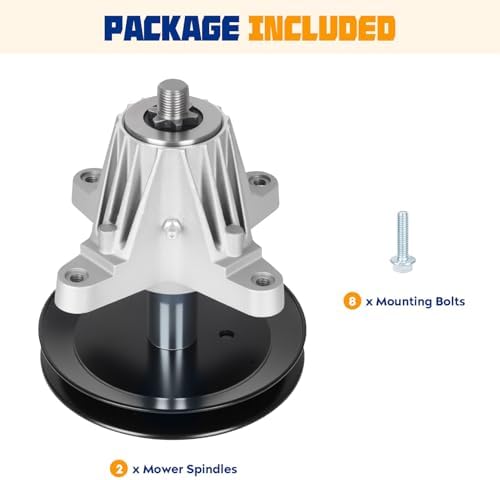 918-06991 618-06991 Spindle Assembly for MTD Troy Bilt Bronco Pony 42 TB42 MTD CraftsMan 42" Deck T1000 T1200 T1400 T1300 T1800 LT4200 CLT42G CLT42H T130(2 Pack)