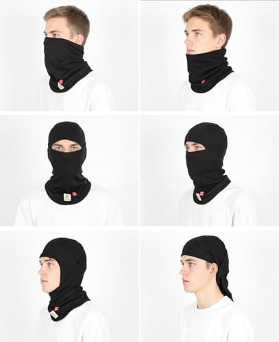 BOCOMAL FR Balaclava with Face Mask 7oz Midweight Arc Rated NFPA2112 CAT2