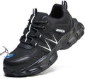 Hogent Steel Toe Shoes for Men Women - Non Slip & Lightweight Work Shoes