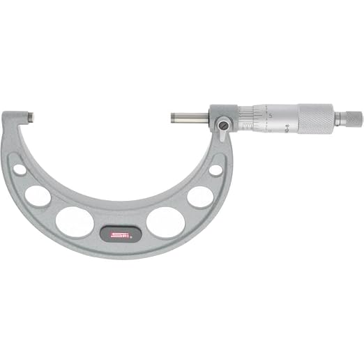 SPI 17-643-8 Calibrated Mechanical Outside Micrometer: 3" to 4 inch Range
