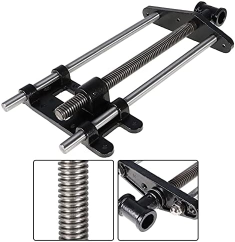 Woodworking Bench Vise 10 Inch, Heavy-Duty Steel and Cast Iron Front Screw Vise Structure Woodworking Front Vise, Easy-to-operate Workbench Vise, Durable Woodworking Vise for Home