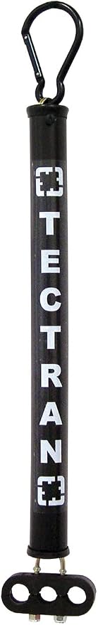 Tectran Standard Duty Single Spring Tender Kit | Black | (16" Length w/Standard 3-Hole Clamp)