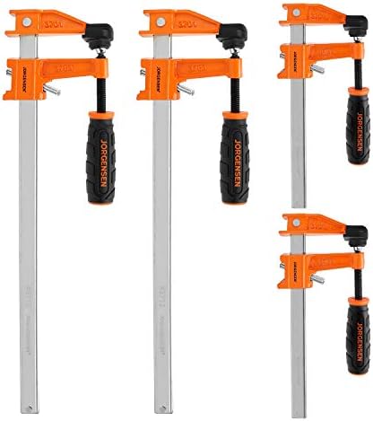 JORGENSEN 4-pack Steel Bar Clamps Set & JORGENSEN 2-pack Ratchet Bar Clamps Set