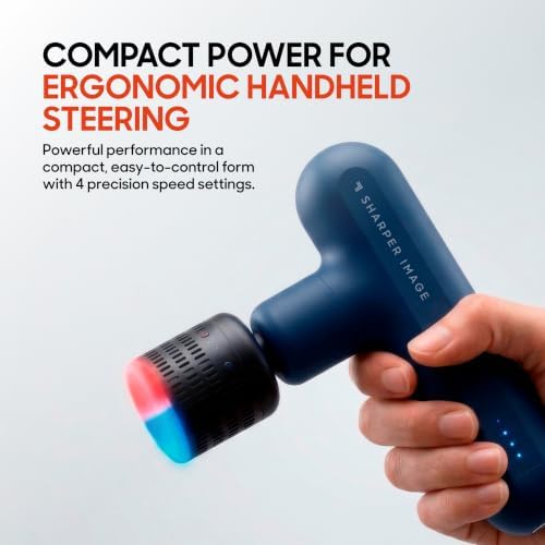 Sharper Image Powerboost Move Heat & Cold Mini Percussion Massage Gun