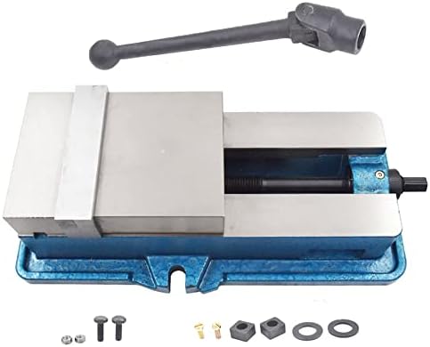 marddpair Bench Clamp Vise 3 Inch Accuracy Mill Vise without Base Fit for Milling Shaping and Drilling Machines