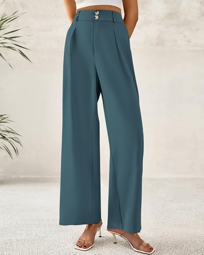 BTFBM Wide Leg Dress Pants Women Business Casual Outfits