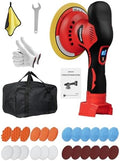 Cordless Car Polisher for Car Detailing Compatible, Red