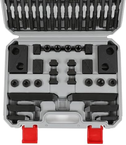 HFS(R) 58PC/SET 7/16" Slot 3/8" - 16 Stud Hold Down Clamp Clamping Set Kit Bridgeport Mill