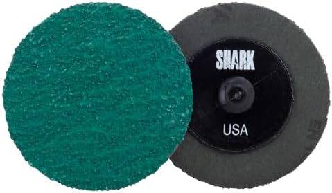 Shark 12615 2-Inch Grit-80 Green Zirconia Mini Grinding Discs, 25-Pack