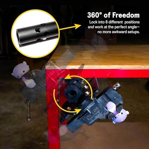 SST® Roto-Mount™ Quick-Swap Mounting Plate – Add-On Plate for 360° Rotating Bench Mount System – Laser-Cut Steel – Grade 8 Hardware Compatible – Corrosion Resistant