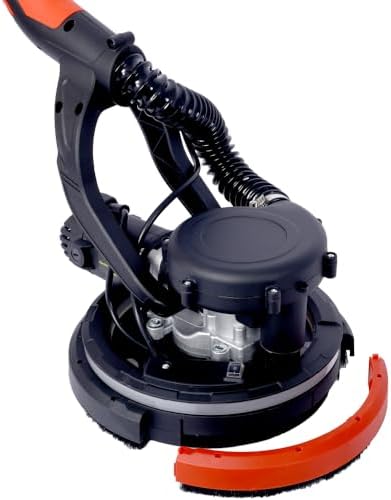 Drywall Sander, 780W Electric Drywall Sander with Vacuum Dust Collection 6.5A Motor Dustless Floor Sander with Variable Speed 900-1800RPM, LED Light, Extendable & Foldable Handle