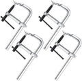 JMIATRY 4PCS Welding F Clamps 6 Inches Heavy Duty Steel Bar Clamp