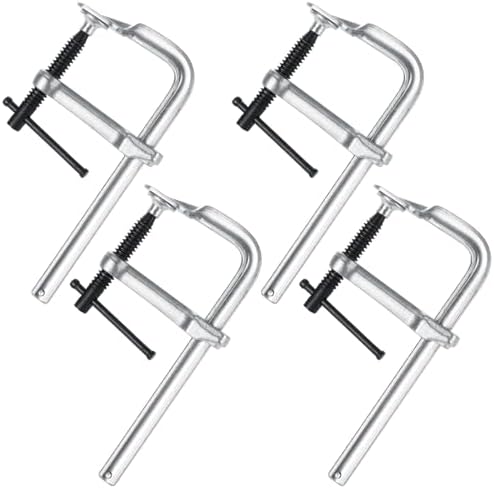 JMIATRY 4PCS Welding F Clamps 6 Inches Heavy Duty Steel Bar Clamp