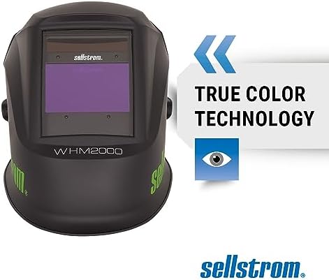 Sellstrom Advantage+ ADF Welding Helmet, 9.3 Sq. in. Viewing, ANSI Z87.1