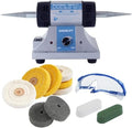 450W Jewelry Polisher, Variable Speed Bench Polishing Machine