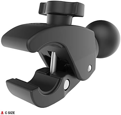 RAM MOUNTS Tough-Claw Medium Clamp Mount with C Size 1.5" Ball Base