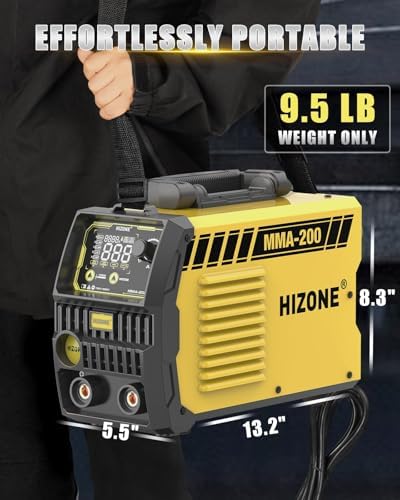 HIZONE Stick Welder, 2 in 1 200A ARC/Lift TIG Welding Machine,110V/220V