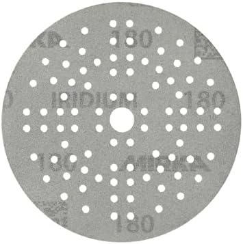 Mirka Abrasive Sheets Iridium 5 Inch Hook and Loop Sandpaper Discs