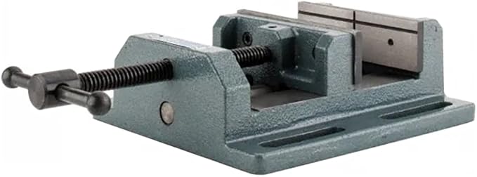 Wilton Low-Profile Drill Press Vise, 6" Jaw Width, 6" Jaw Opening, 2" Jaw Depth (Model LP6)